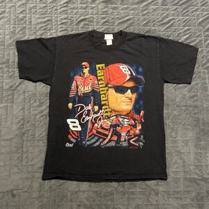 Vintage 90s Dale Earnhardt Jr Nascar Budweiser #8 Shirt‎